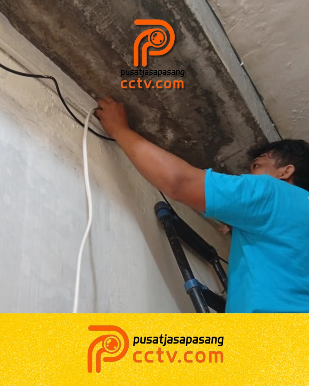 Dokumentasi pekerjaan pemasangan CCTV