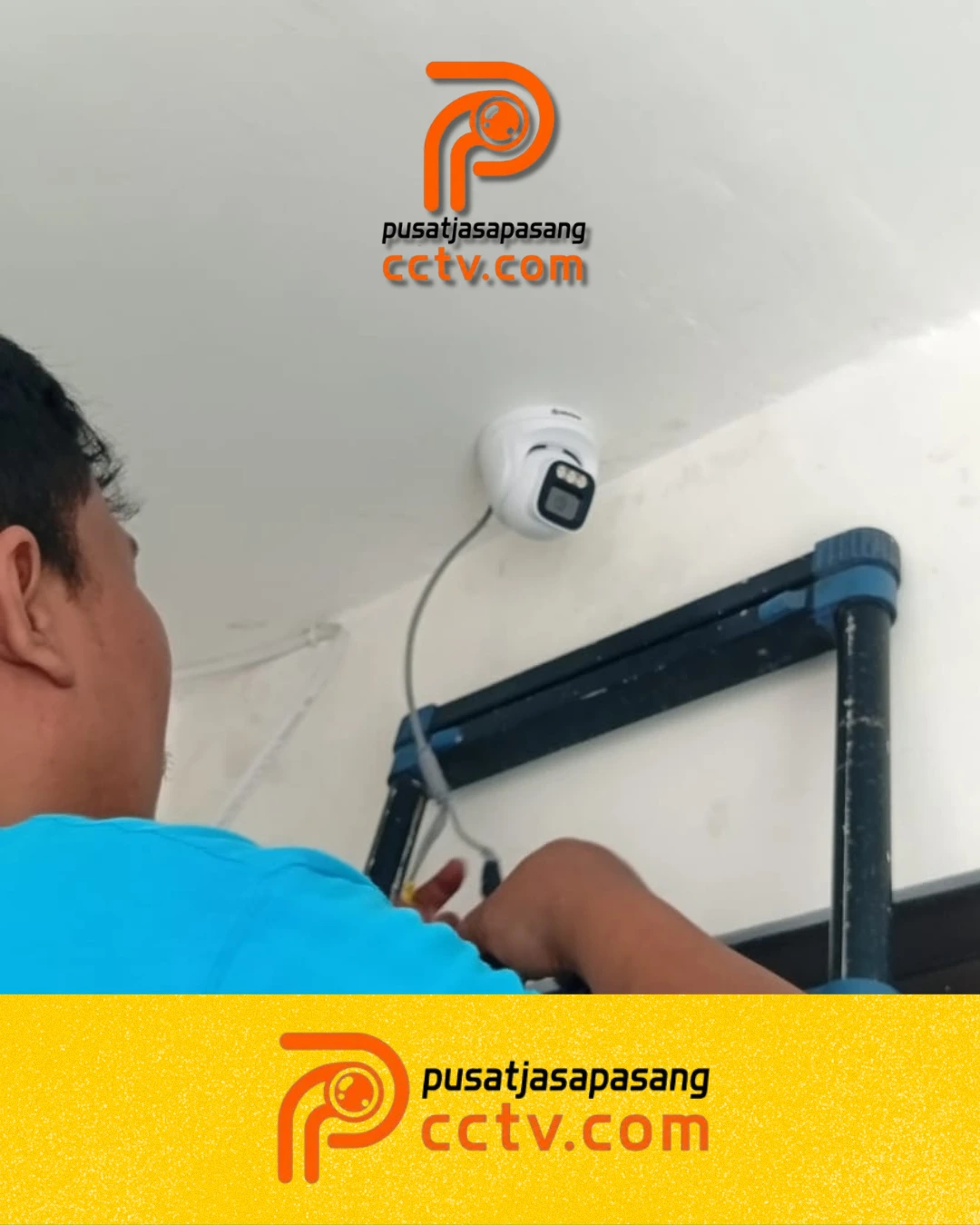 Dokumentasi pemasangan kamera CCTV